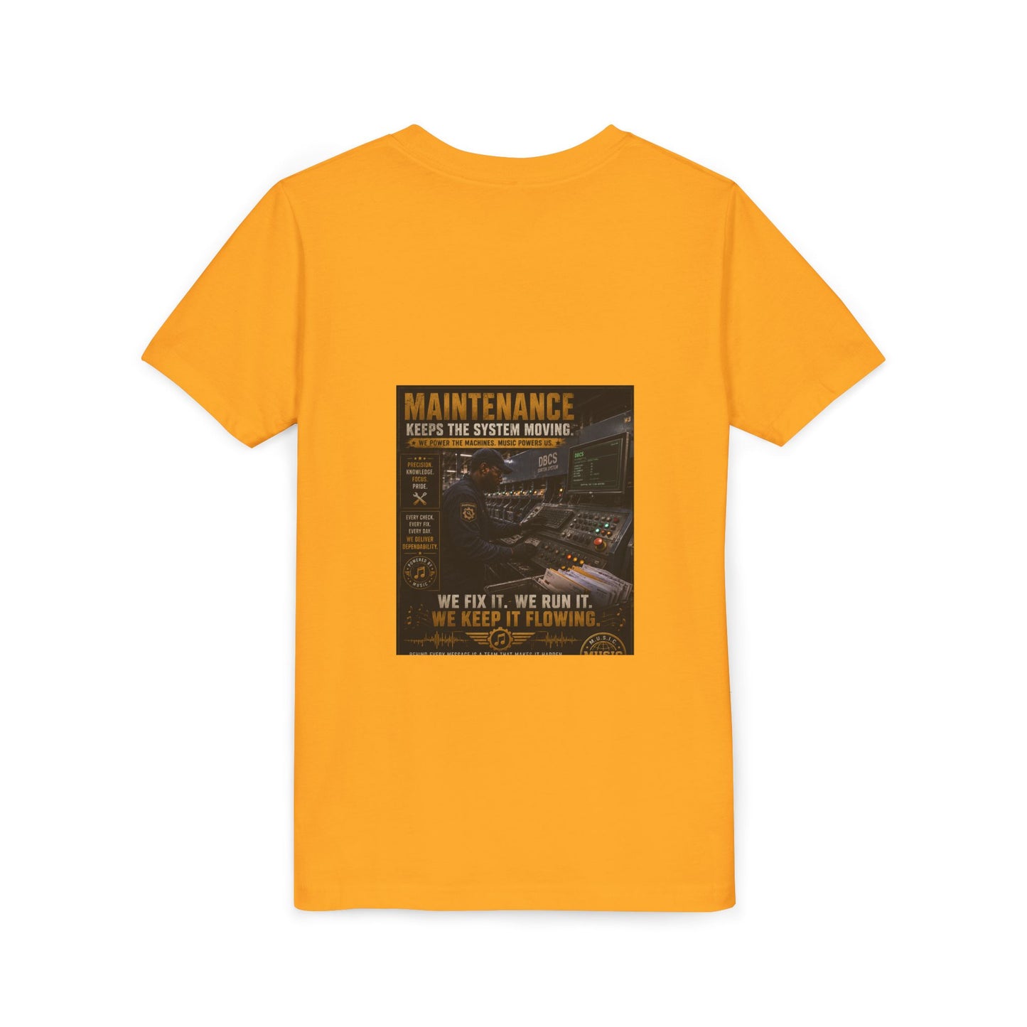 Postal Music — Maintenance Keeps the System Moving — Youth T-Shirt