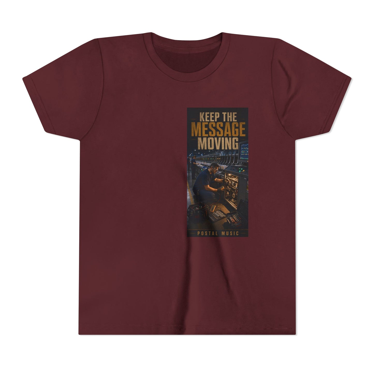 Postal Music — Keep the Message Moving — Youth T-Shirt