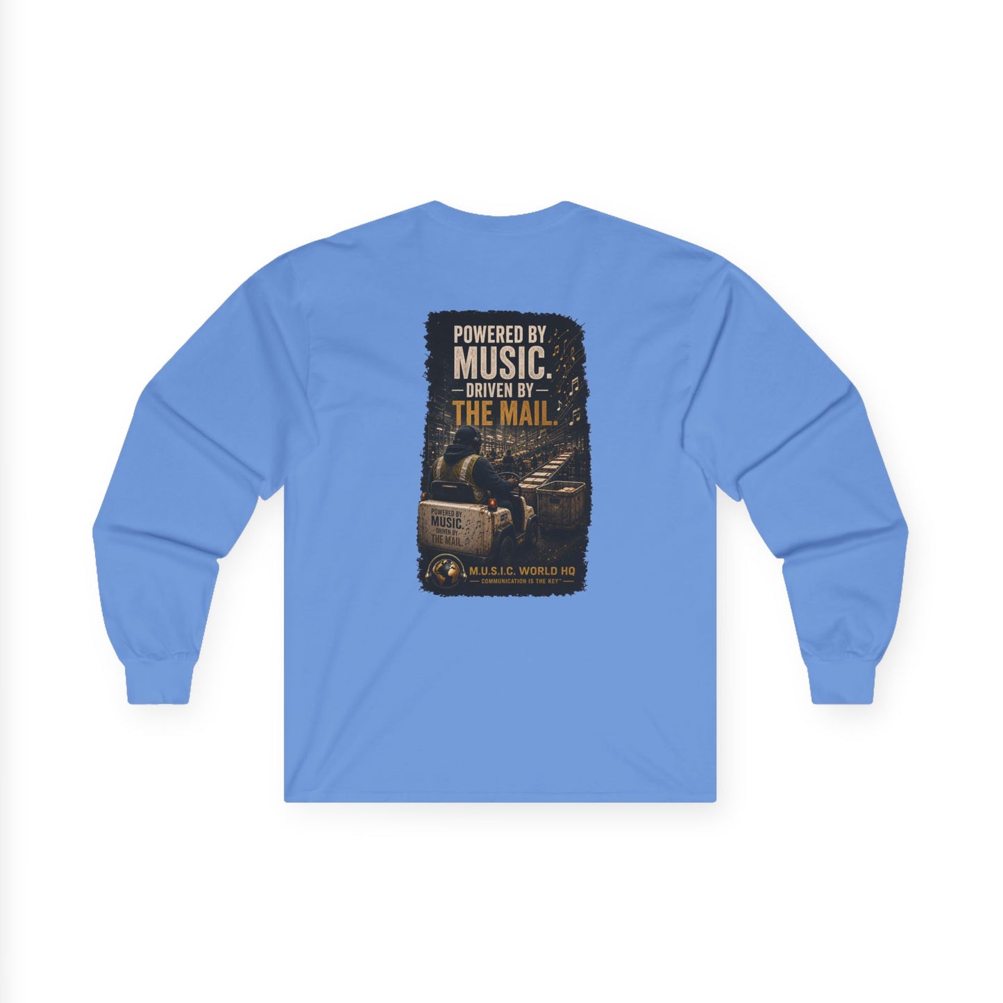 Postal Music - Powered by Music Long Sleeve Tee