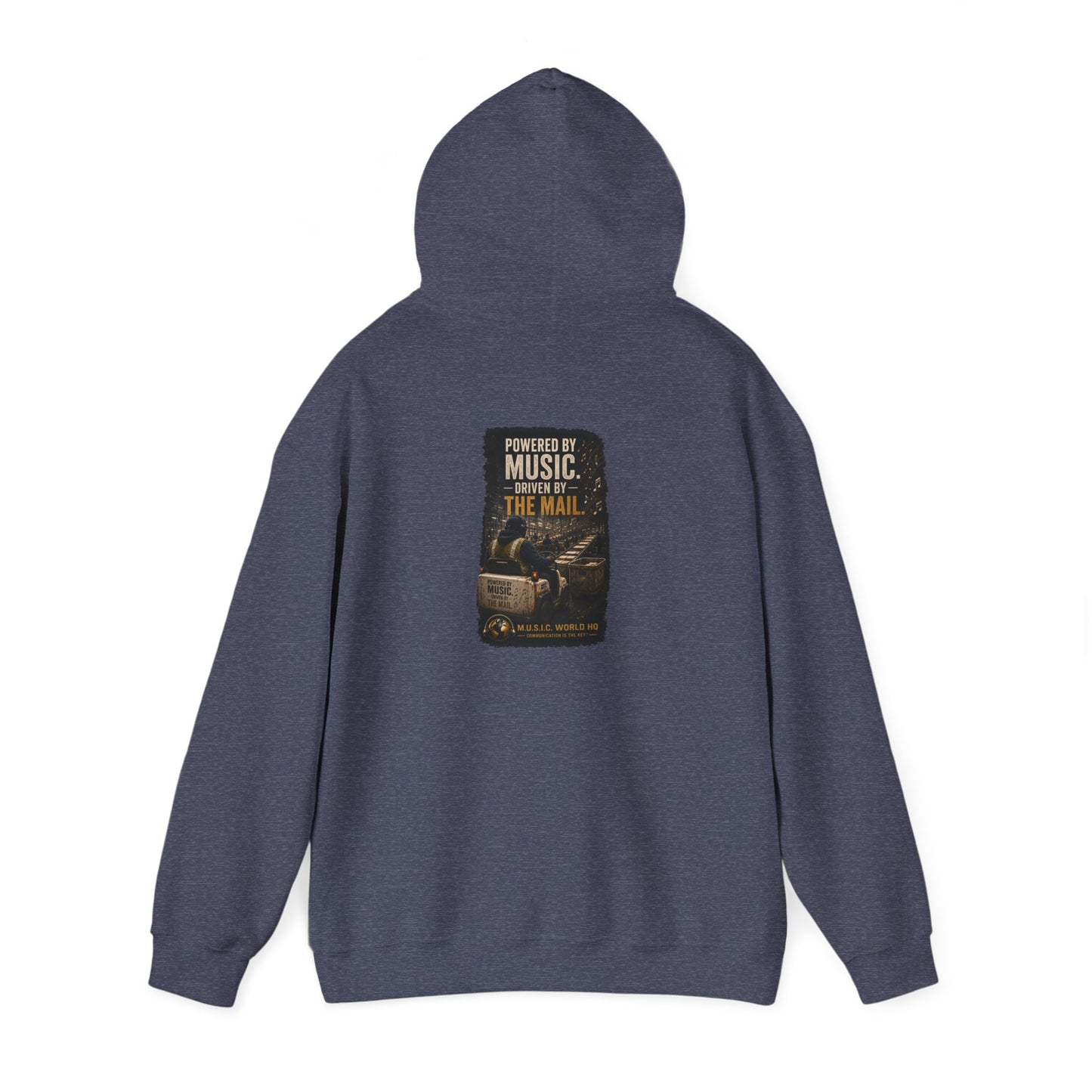 Postal Music - Powered by Music Hoodie - Colorways B