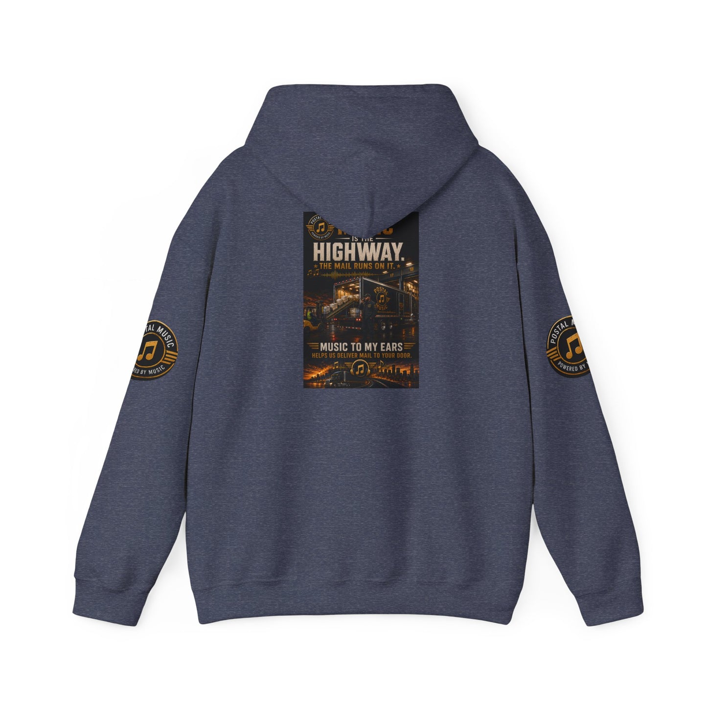 Postal Music — Music Is the Highway — Core Pullover Hoodie