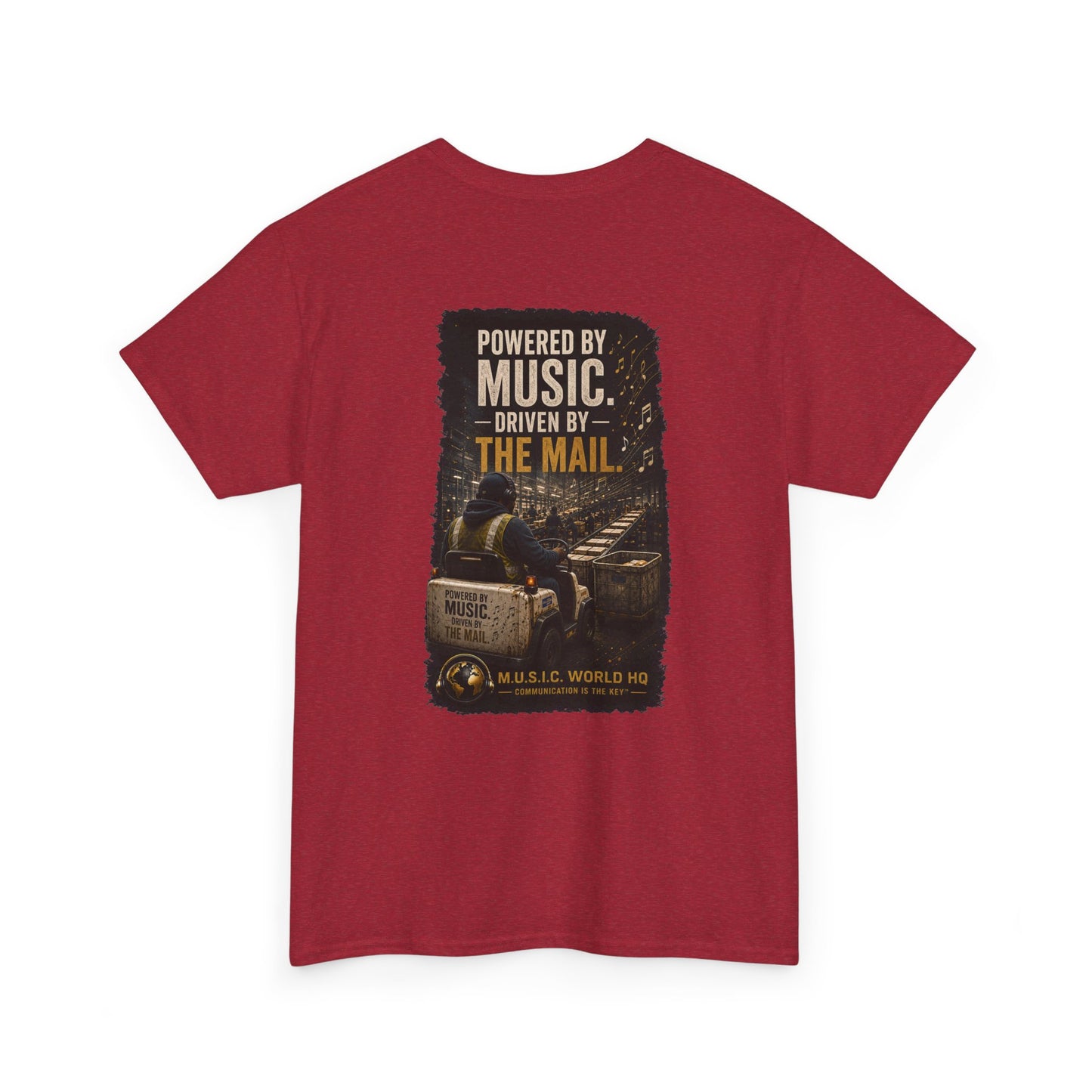 Postal Music - Powered by Music Premium T-Shirt - Colorways A