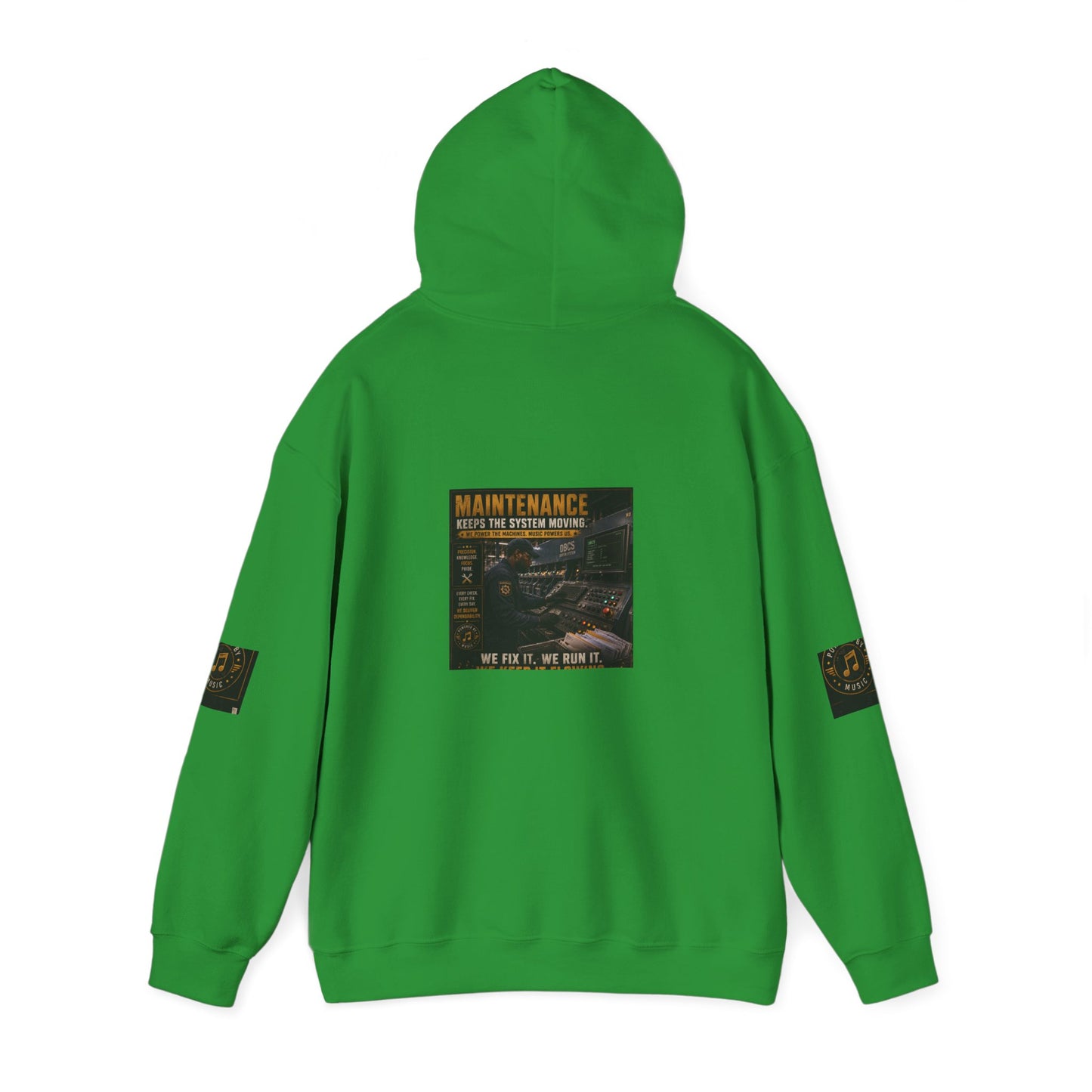 Postal Music — Maintenance Keeps the System Moving — Core Pullover Hoodie