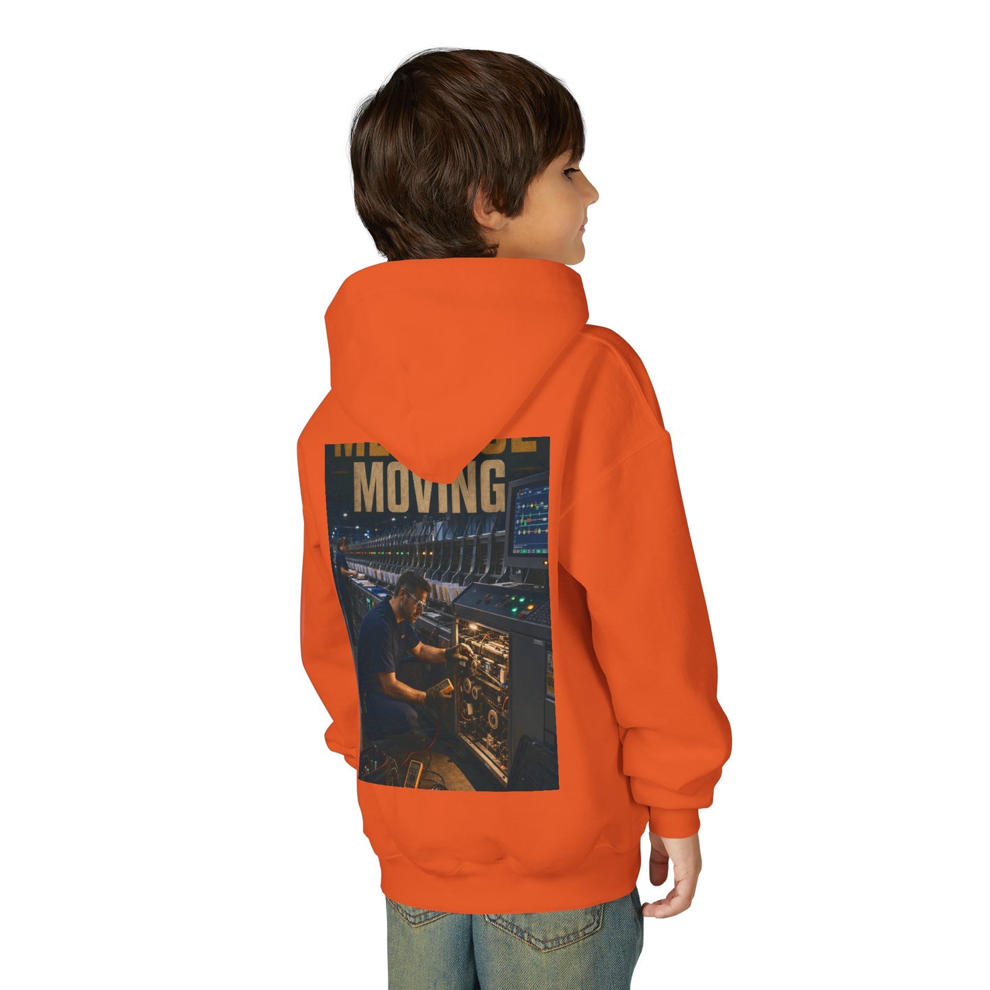 Postal Music — Keep the Message Moving — Youth Hoodie