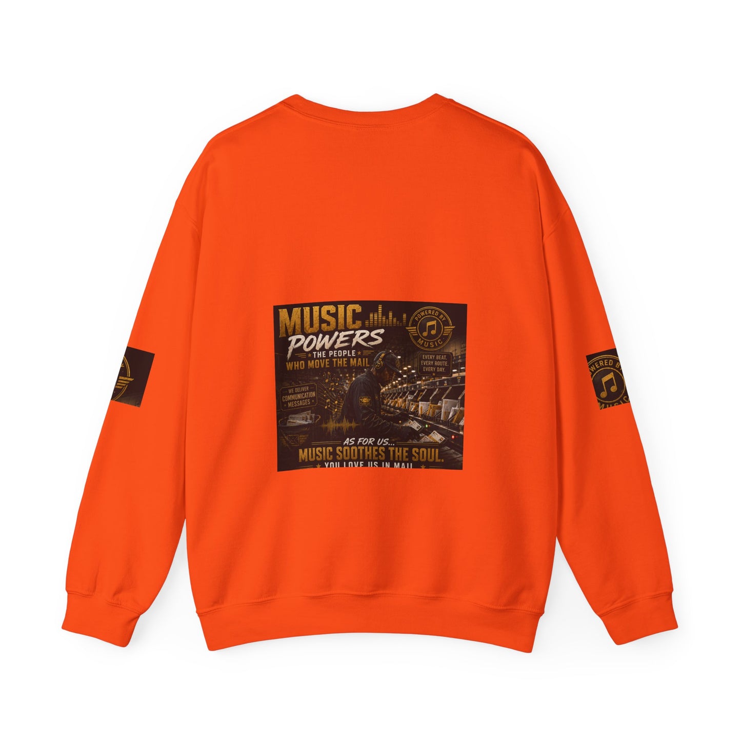 Postal Music — Music Powers the People — Core Crewneck Sweatshirt