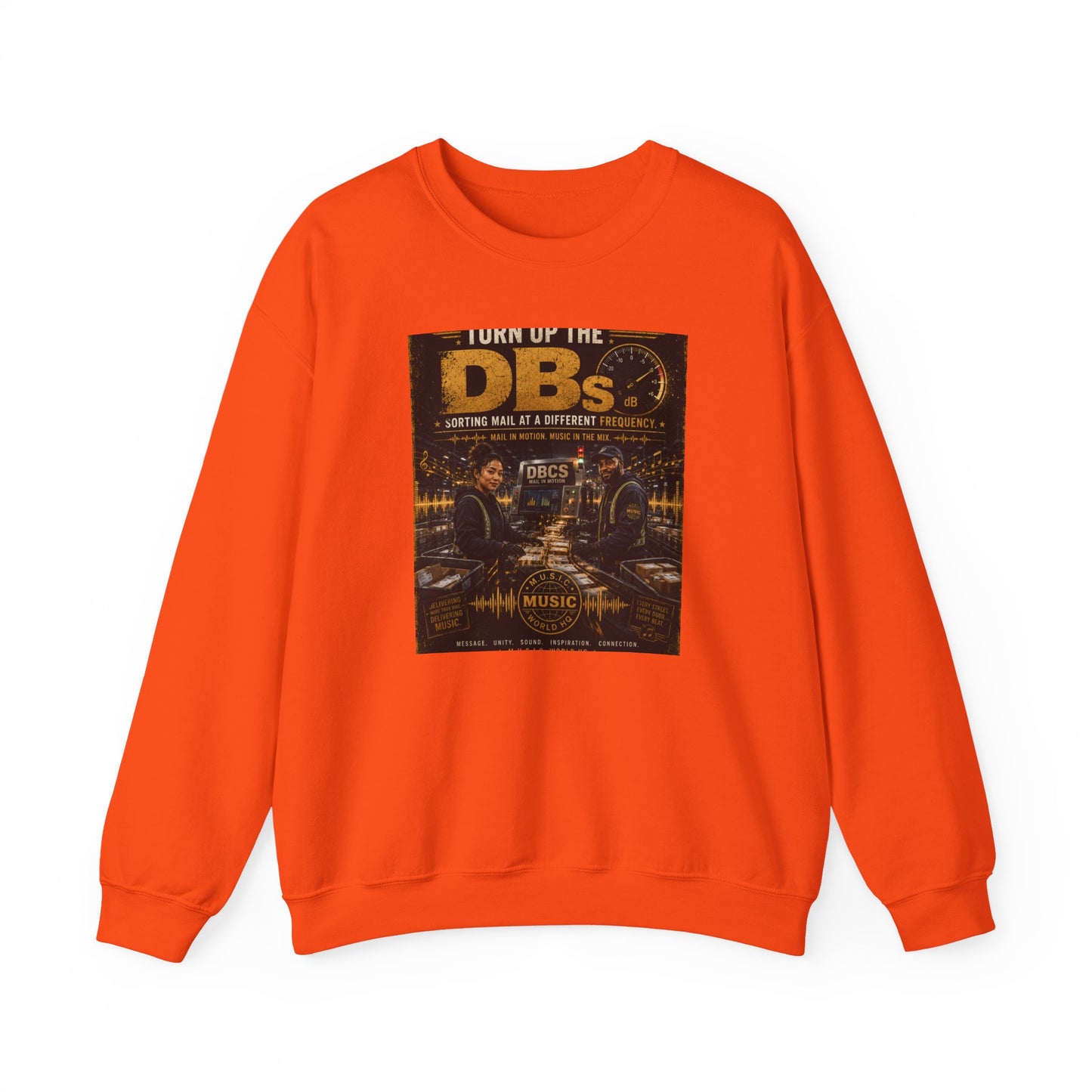 Turn Up the DBs — Men's Crewneck Sweatshirt (Jogger Set Top)