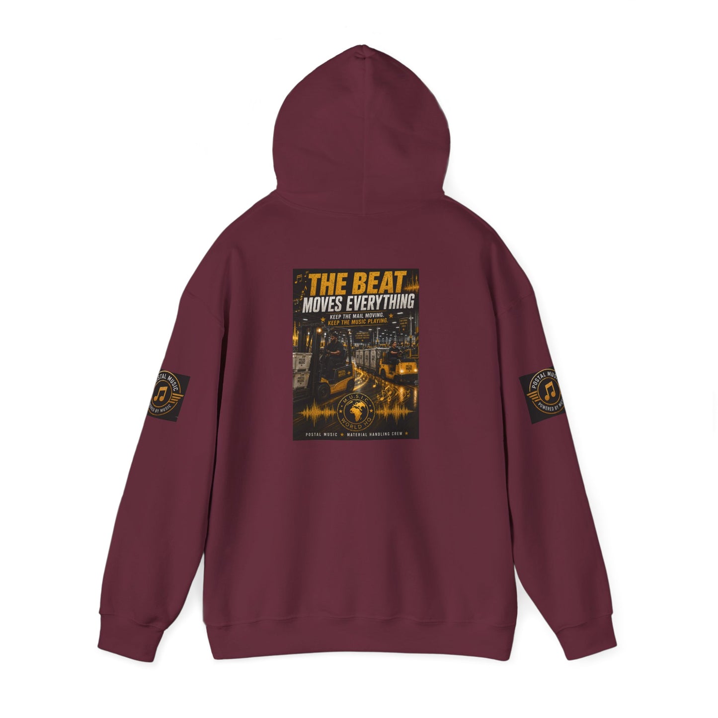 The Beat Moves Everything — Men's Hoodie | Postal Music