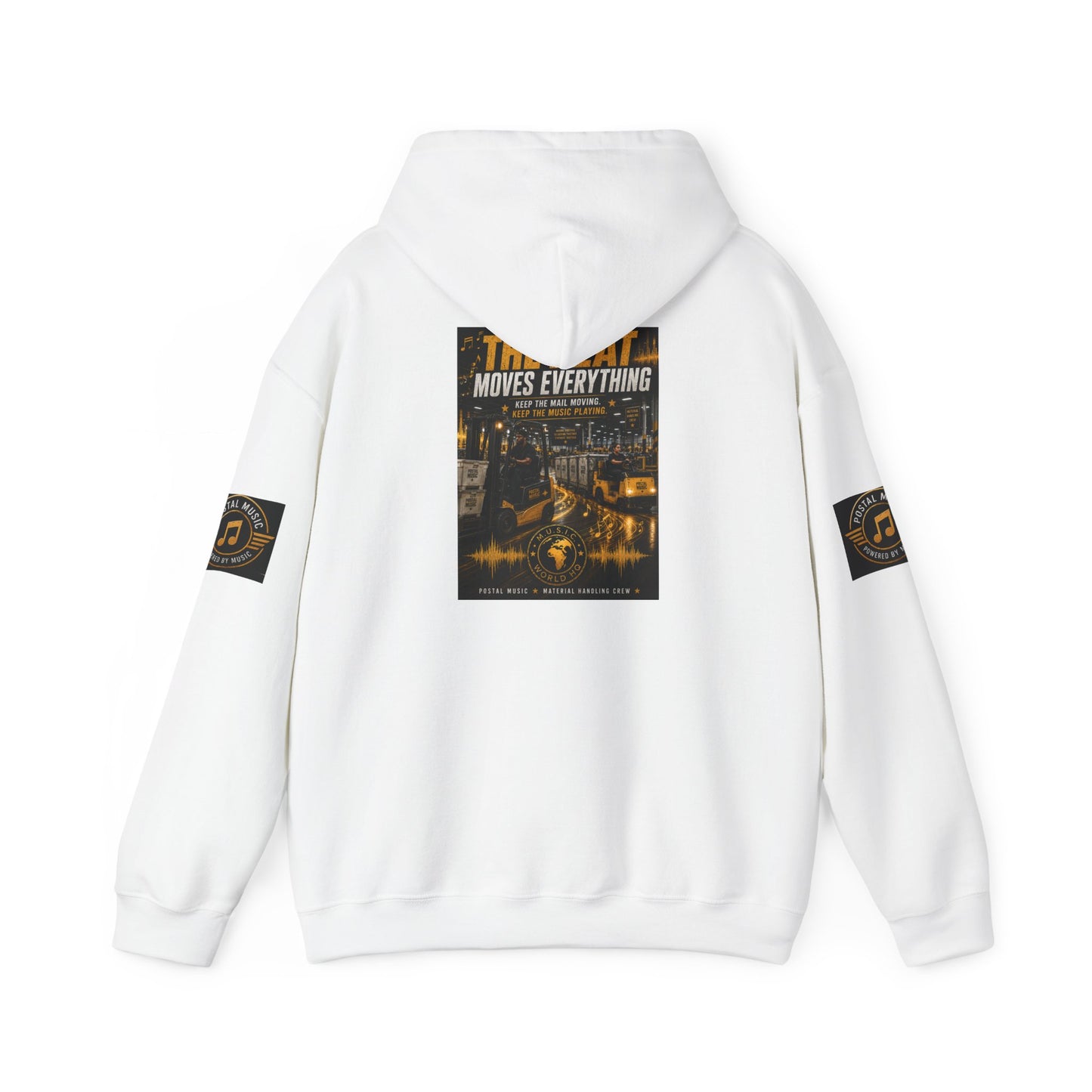 The Beat Moves Everything — Men's Hoodie | Postal Music