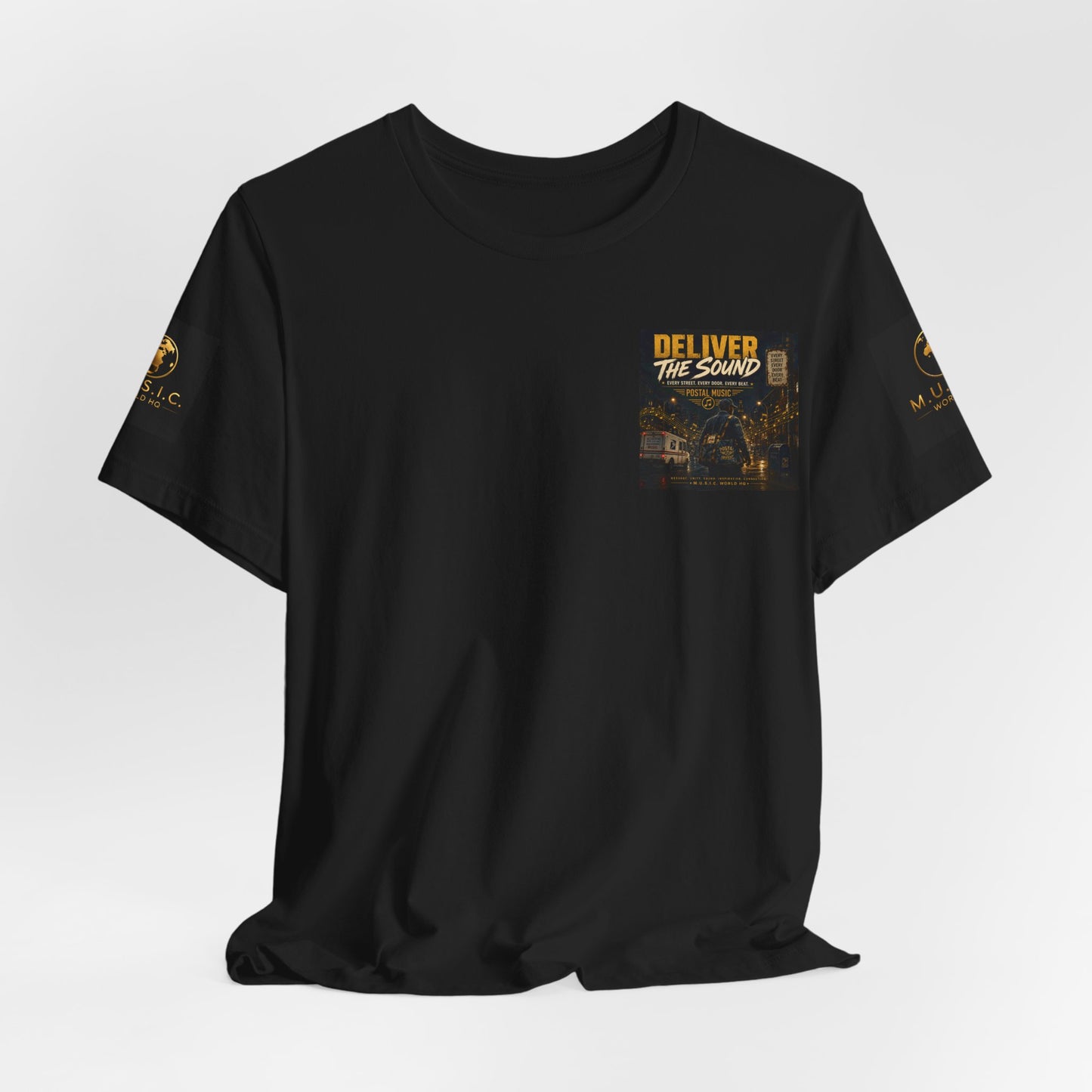 Postal Music — Deliver the Sound — Premium Unisex T-Shirt