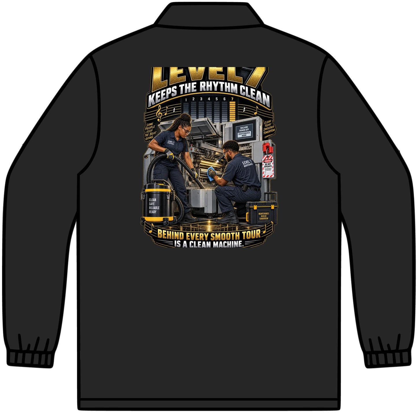 Postal Music - Level 7 Keeps the Rhythm Clean - Coach Jacket