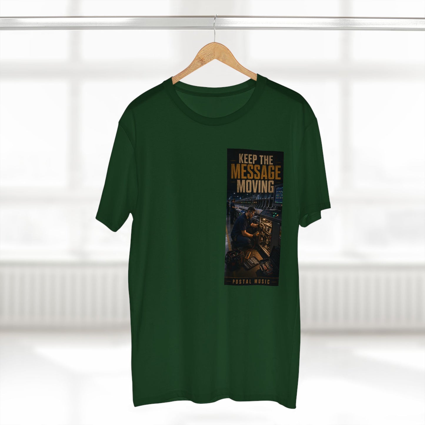 Postal Music — Keep the Message Moving — Streetwear T-Shirt
