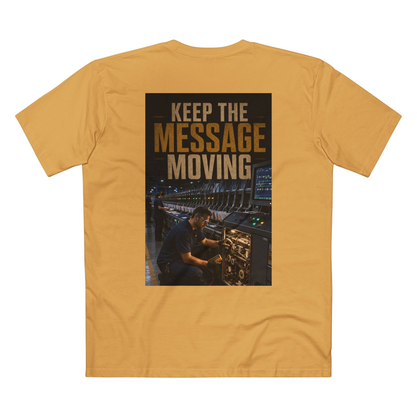 Postal Music — Keep the Message Moving — Streetwear T-Shirt