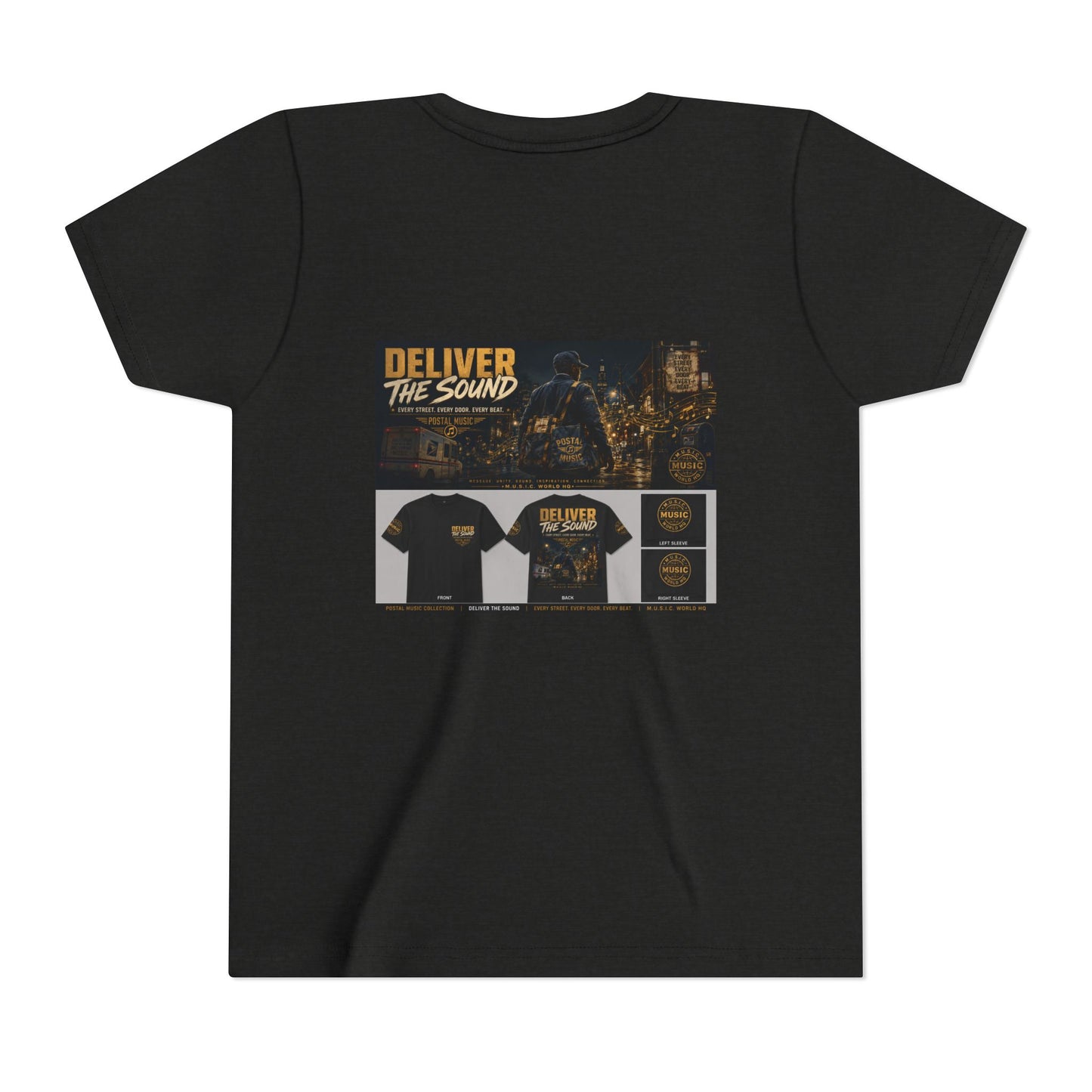 Postal Music — Deliver the Sound — Youth T-Shirt