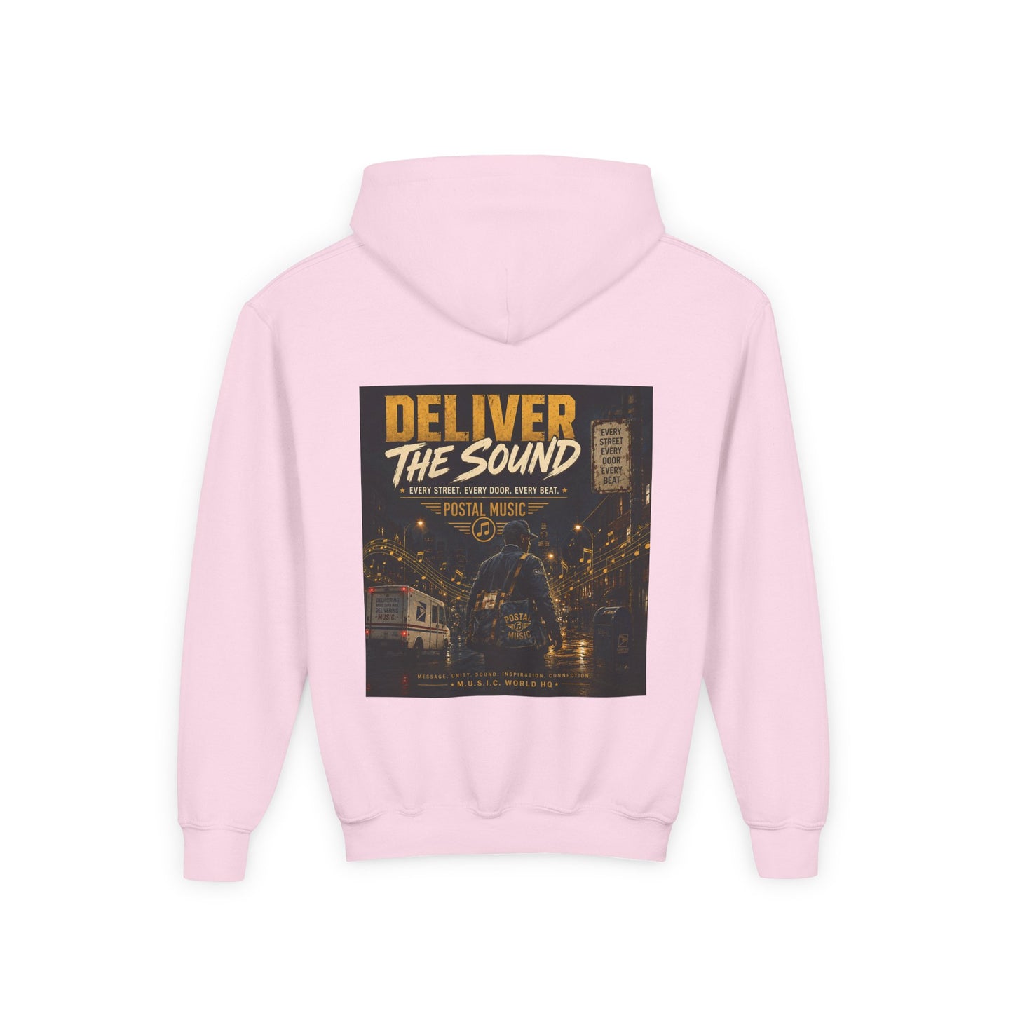 Postal Music — Deliver the Sound — Youth Hoodie