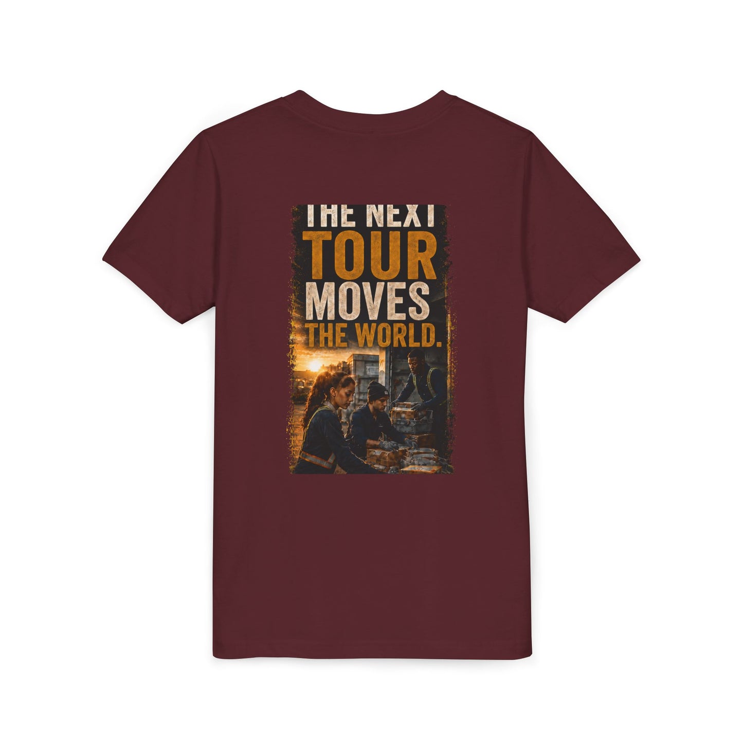 Postal Music — The Next Tour Youth T-Shirt — Color Group 1 of 2
