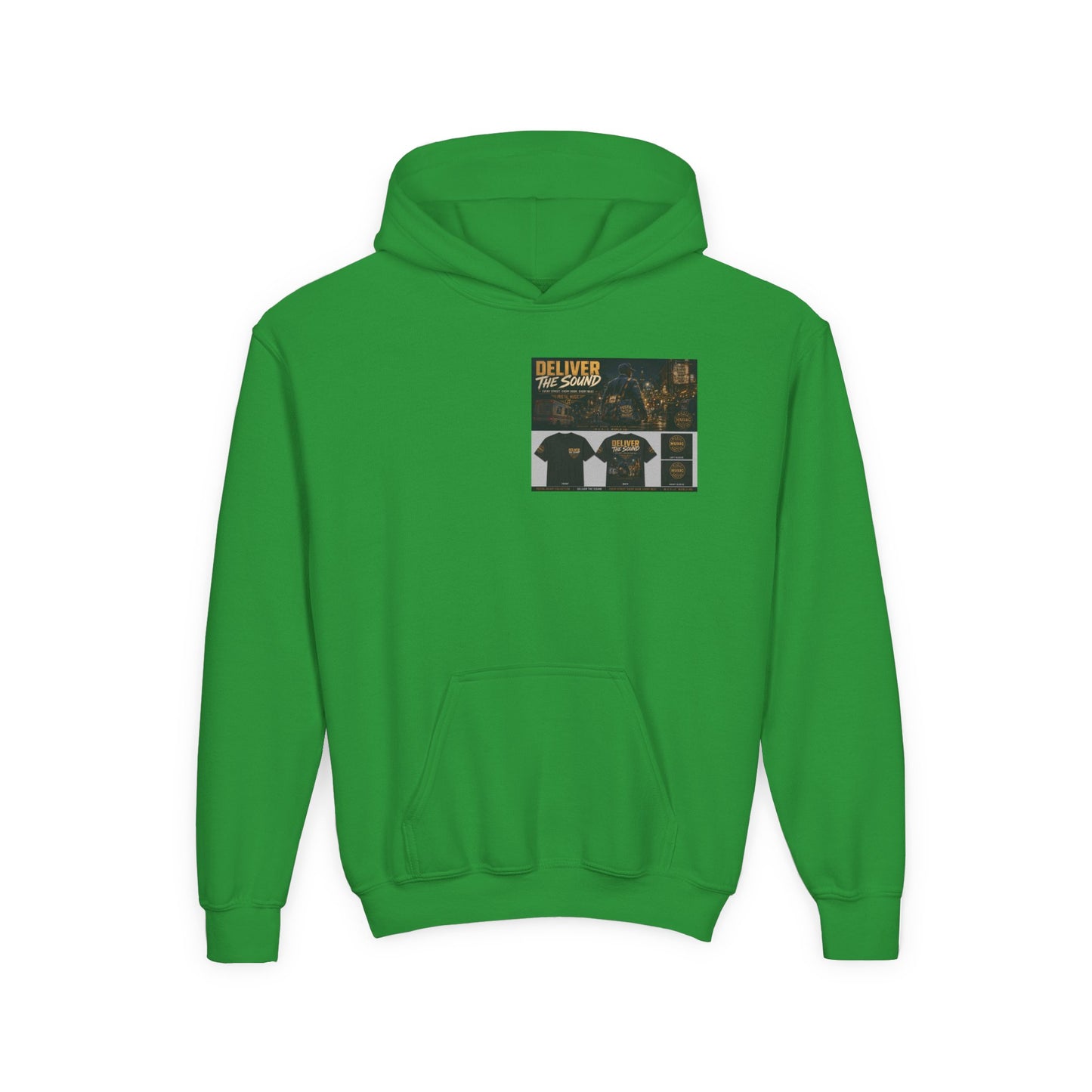 Postal Music — Deliver the Sound — Youth Hoodie
