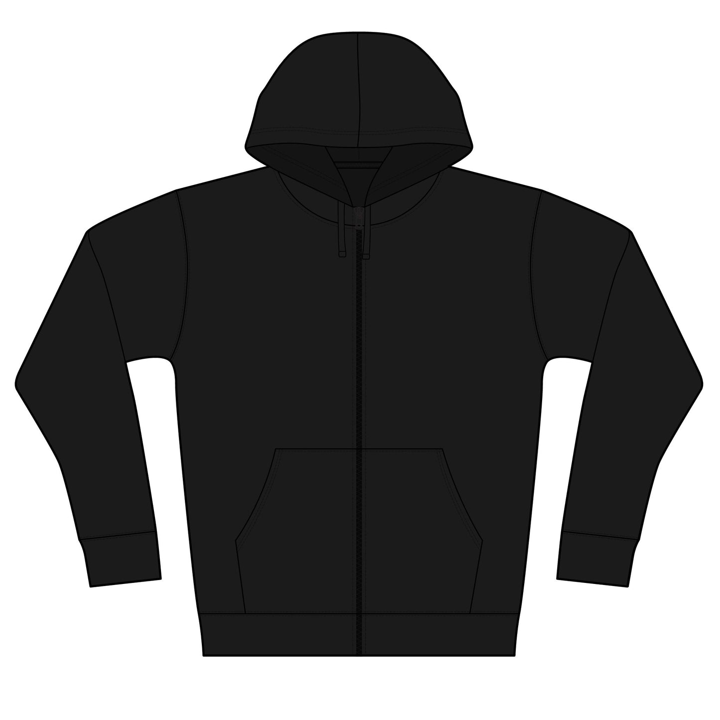 Postal Music - Level 7 Keeps the Rhythm Clean - Full-Zip Fleece Hoodie