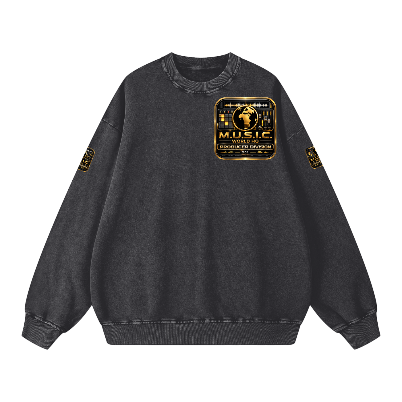 Snow Washed Oversized Sweatshirt