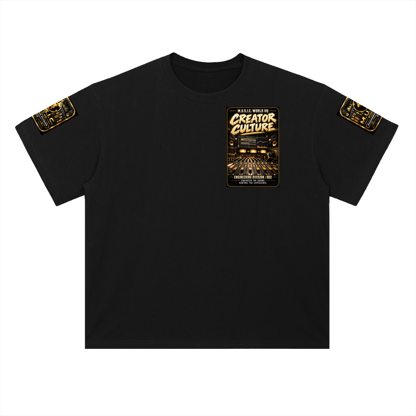 Heavyweight Drop Shoulder Cotton T-Shirt
