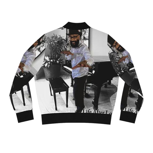M.U.S.I.C. World HQ  Album Cover Series Women's Bomber Jacket (AOP)