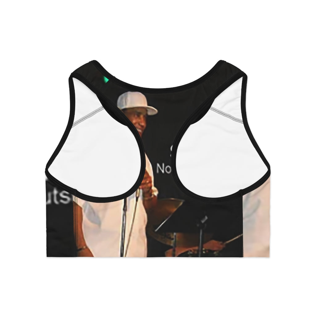M.U.S.I.C. World HQ Sports Bra (AOP)