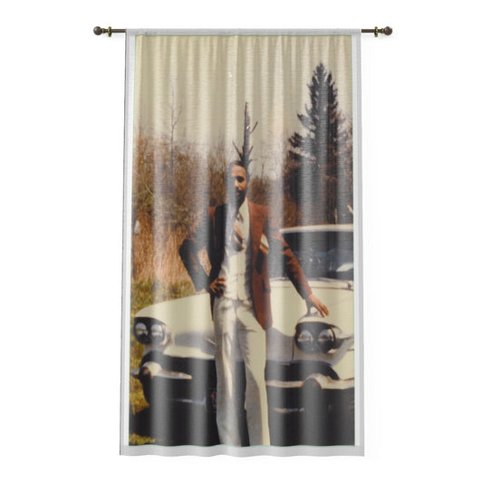 M.U.S.I.C. World HQ 58 Caddy Window Curtain