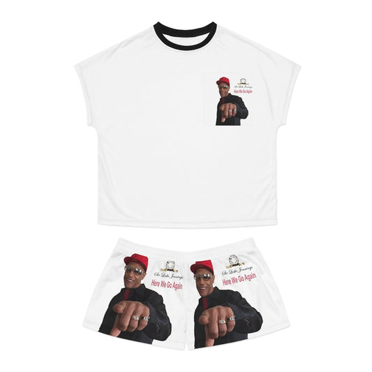 M.U.S.I.C. World HQ Women's Short Pajama Set (AOP)