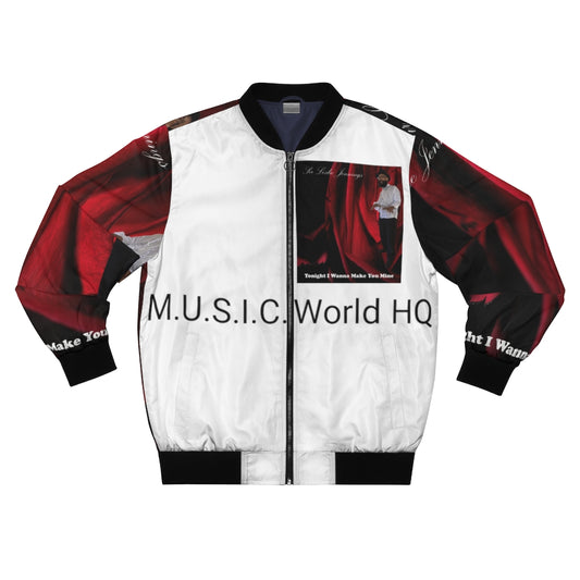 M.U.S.I.C. World HQ Album Cover Series Men's AOP Bomber Jacket