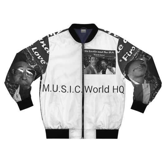 M.U.S.I.C. World HQ Album Cover Series Men's AOP Bomber Jacket