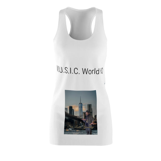 M.U.S.I.C. World HQ Women's Cut & Sew Racerback Dress