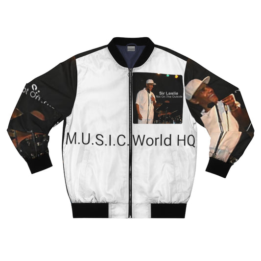 M.U.S.I.C. World HQ  Album Cover Series Men's AOP Bomber Jacket