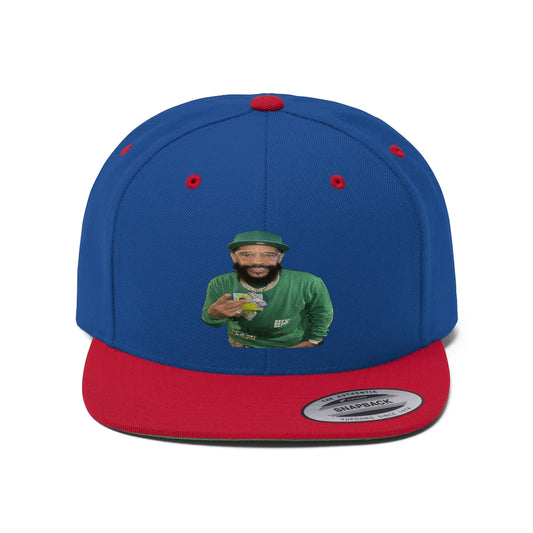 M.U.S.I.C. World HQ Unisex Flat Bill Hat