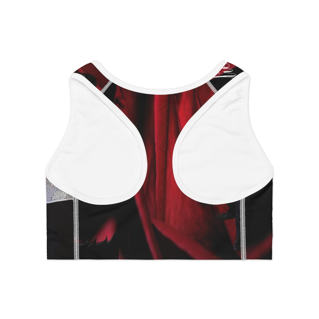 M.U.S.I.C. World HQ Sports Bra (AOP)