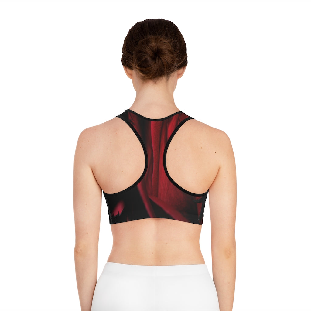 M.U.S.I.C. World HQ Sports Bra (AOP)